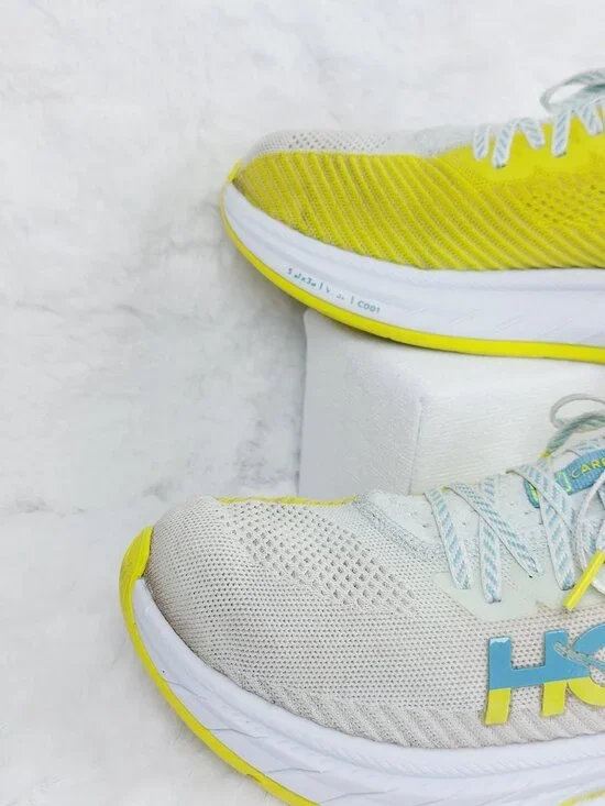 Hoka One One Carbon X 3 Men's Billowing Sail/Evening Primrose Running Shoes 9.5D - Picture 8 of 12